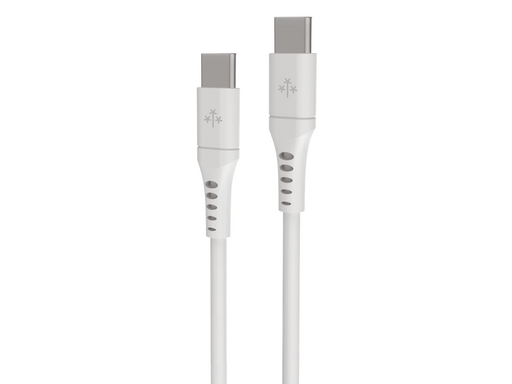 Hune Tallo USB-C To USB-C Cable 3m (3A/60W) - Snow White