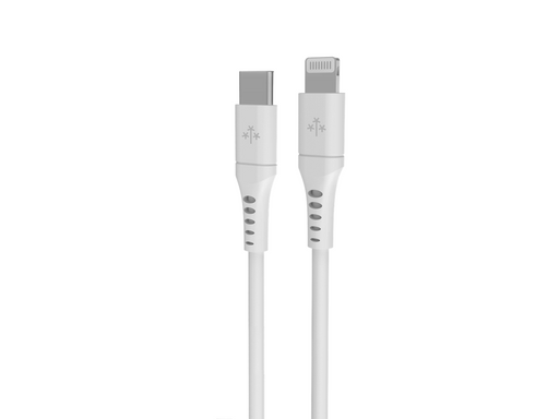 Hune Tallo USB Type C to Lightning 1m (3A/9V) MFi Certified - Snow White