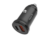 Hune Topo 20W Dual USB Car Charger (1x USB-C + 1x USB-A) - Black