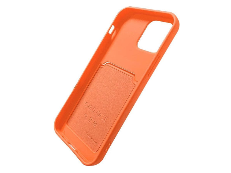 Hurtel Card Case Silicone Wallet With Card Slot Documents For Samsung Galaxy A42 5G Black
