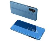 Hurtel Clear View Case Cover for Samsung Galaxy A14 Flip Cover Blue