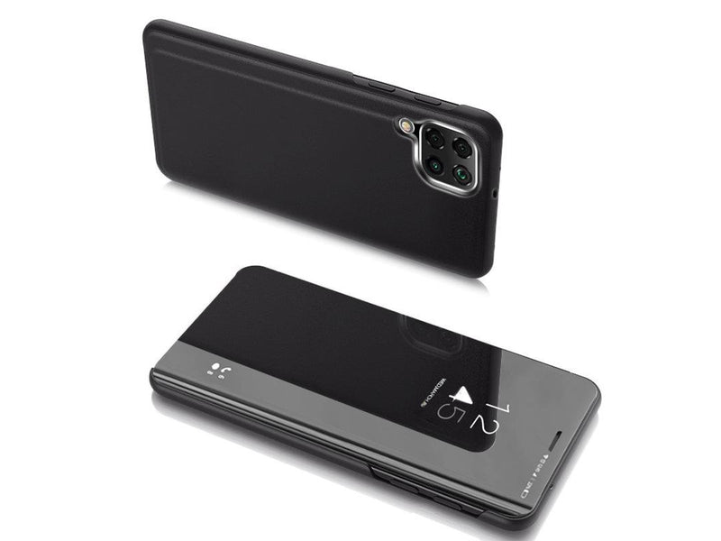 Hurtel Clear View Case Cover for Samsung Galaxy A22 4G Black