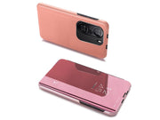Hurtel Clear View Case Cover for Xiaomi Redmi K40 Pro+ / K40 Pro / K40 / Poco F3 Pink