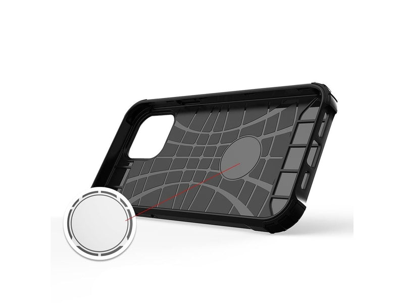 Hurtel Hybrid Armor Case Tough Rugged Cover for iPhone 13 Pro Black