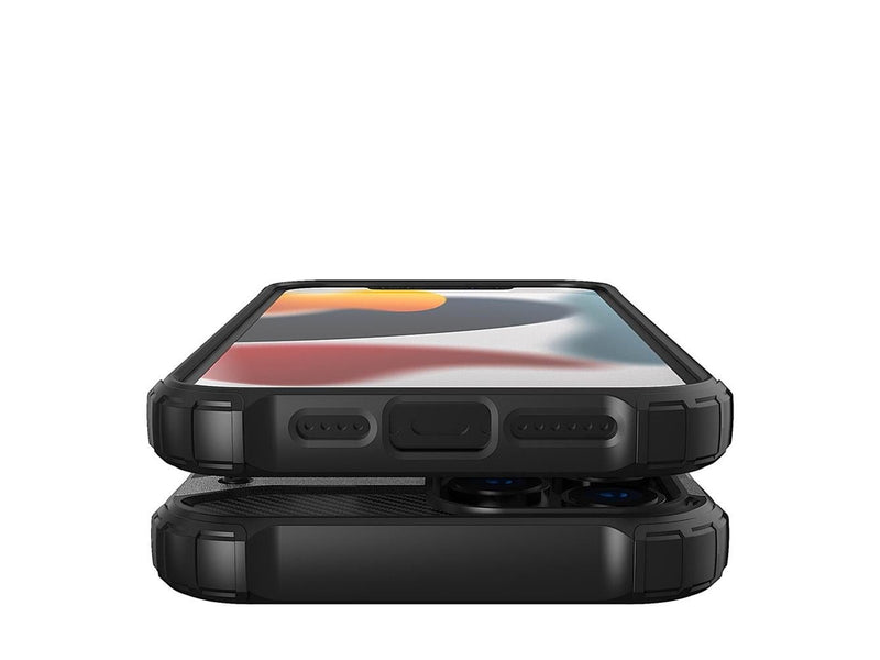 Hurtel Hybrid Armor Case Tough Rugged Cover for iPhone 13 Pro Black