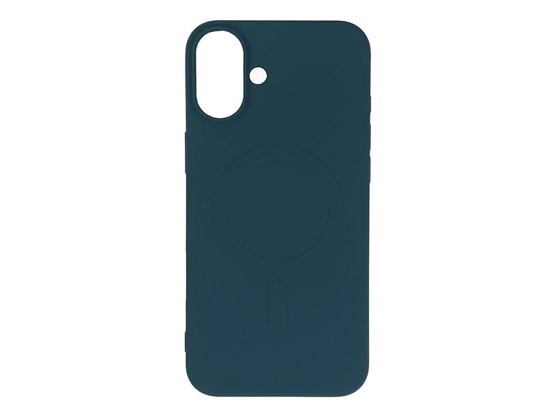 Hurtel Liquid Silicone Case MagSafe for iPhone 16 - Dark Blue