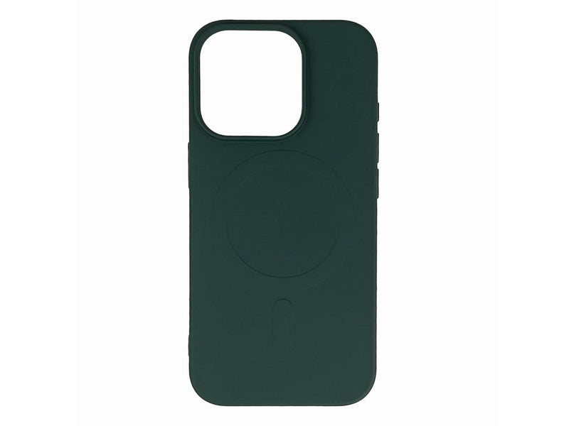 Hurtel Liquid Silicone Case MagSafe for iPhone 16 Pro - Dark Green