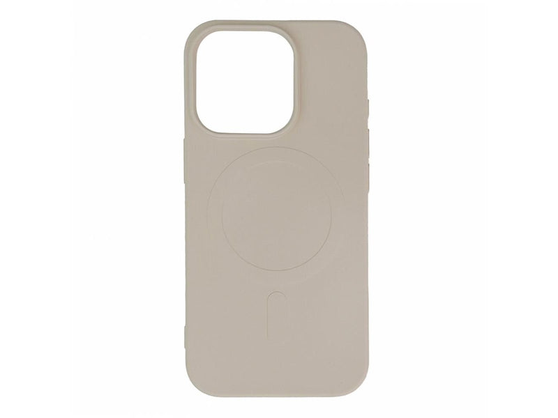 Hurtel Liquid Silicone Case MagSafe for iPhone 16 Pro Max - Beige