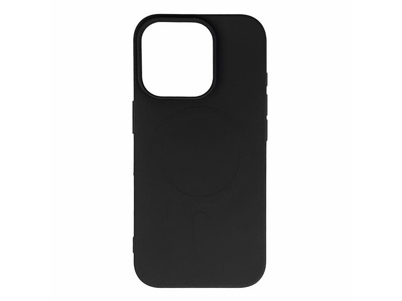 Hurtel Liquid Silicone Case MagSafe for iPhone 16 Pro Max - Black