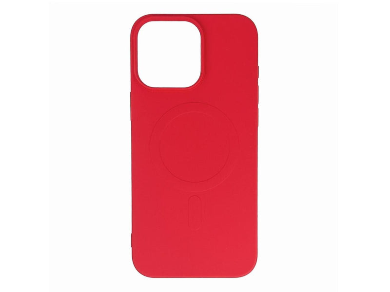Hurtel Liquid Silicone Case MagSafe for iPhone 16 Pro - Red