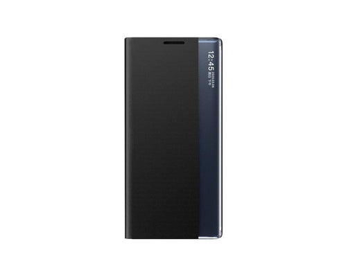 Hurtel New Sleep View Case with Flap and Stand for Samsung Galaxy A35 - Black