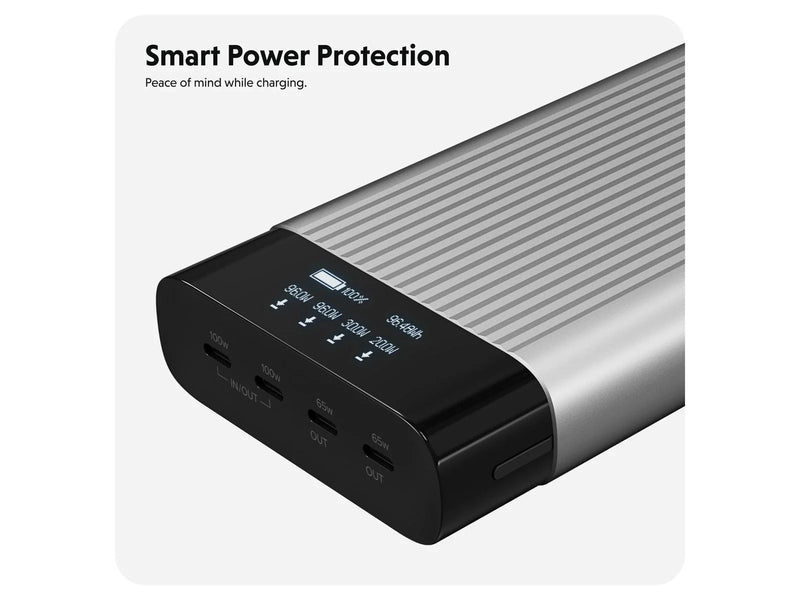 Hyper Juice HJ245B power bank - 4 x USB-C - 245 Watt - 27000 mAh