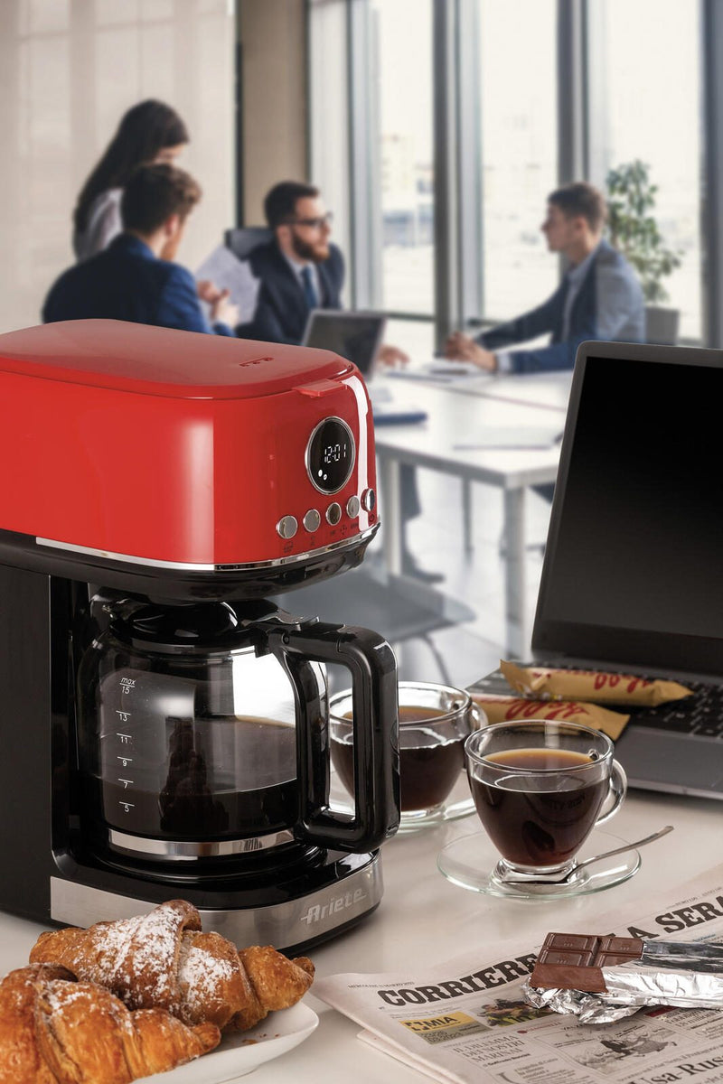 Ariete Moderna Filter-Kaffeemaschine - 1,5 l - rot