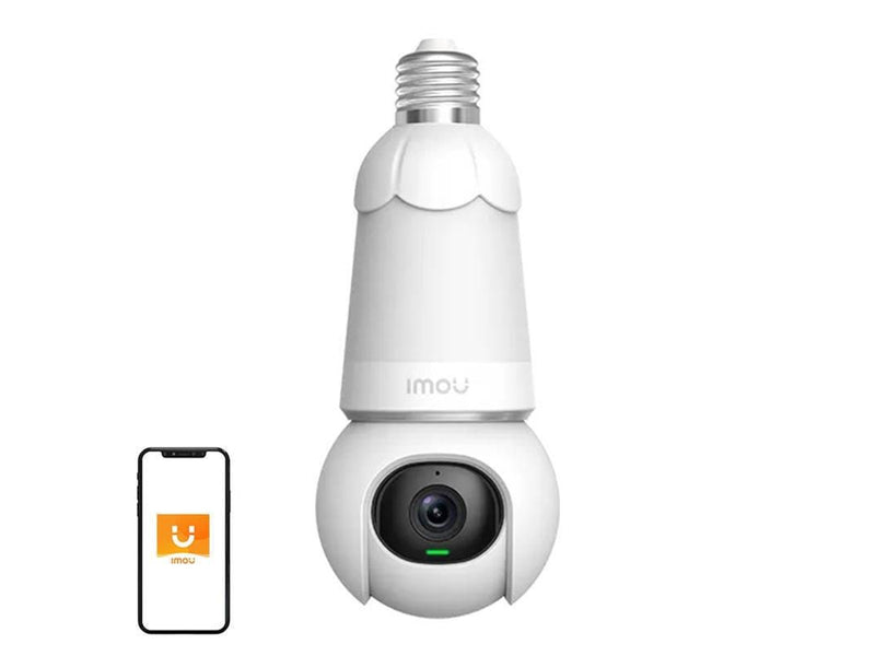 IMOU 2-in-1 Bulb and 360° Outdoor Camera WiFi  Bulb Cam 5MP