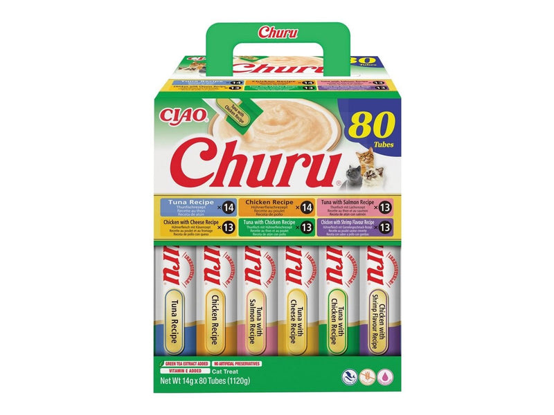 INABA Churu Chicken and tuna mix - cat treats - 80x14g