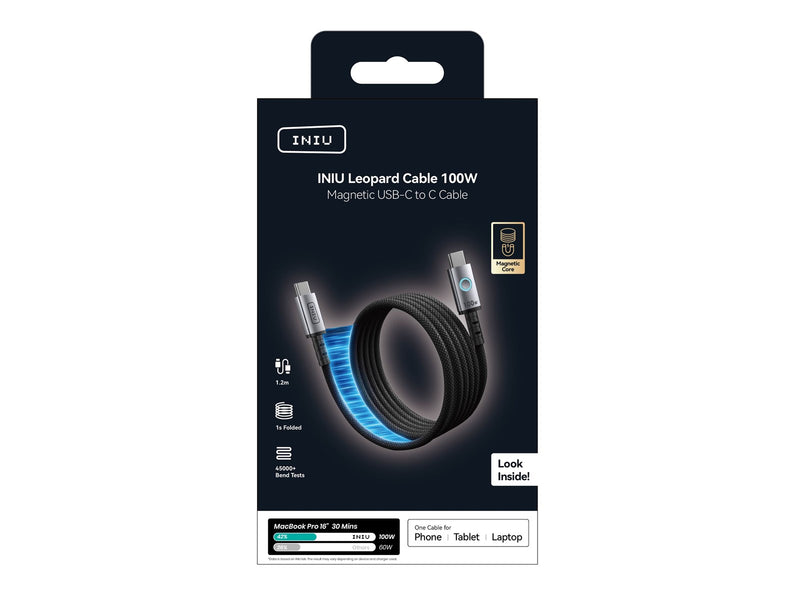 INIU Leopard Magnetic Cable 100W