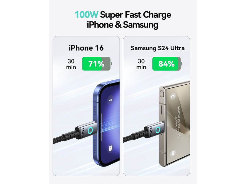 INIU Leopard Magnetic Cable 100W