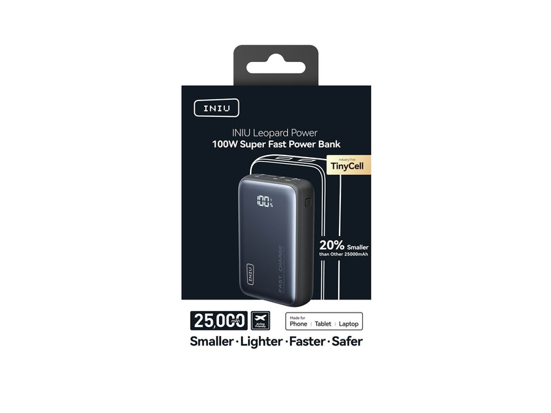 INIU Leopard Power 100W P63-P1 - 25000 mAh