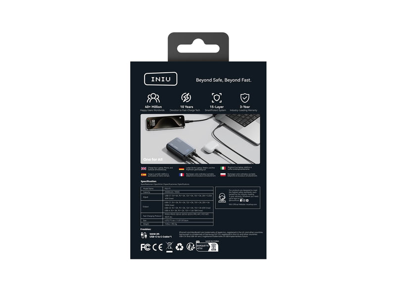 INIU Leopard Power 100W P63-P1 - 25000 mAh