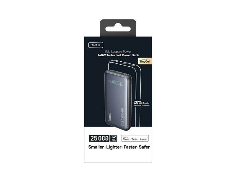 INIU Leopard Power 140W - 25000 mAh