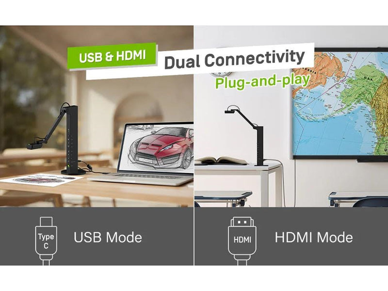 IPEVO VZ-R Ultra 13MP Dual Mode Document Camera
