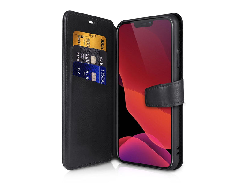 ITSKINS BOOK cover for iPhone 14 / 13®. Black