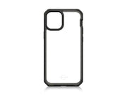 ITSKINS FERONIABIO PURE Cover for iPhone 12 Pro Max/13 Pro Max. Black and transparent