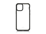 ITSKINS FERONIABIO PURE Cover for iPhone 12 mini®. Black and transparent