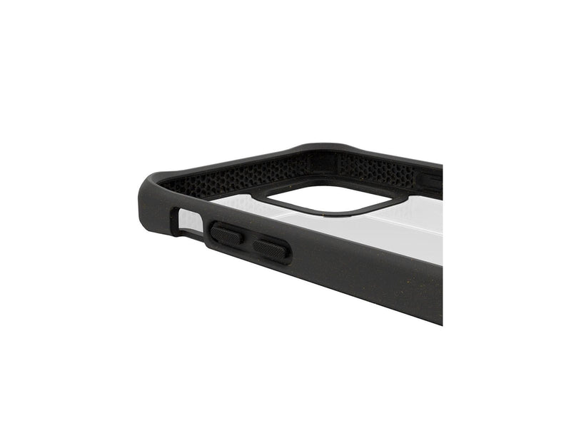 ITSKINS  FERONIABIO PURE Cover for iPhone 13 Pro®. Black and tranparent