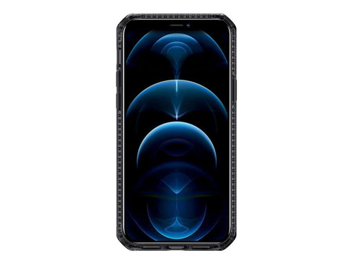 ITSKINS HYBRID CLEAR cover for iPhone 12 Pro Max®. Black and transparent