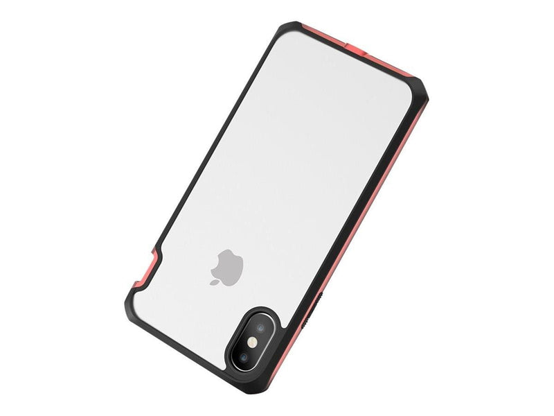 ITSKINS HYBRID EDGE cover for iPhone XS / X®. Rose and black