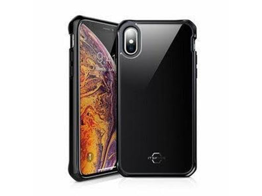 ITSKINS HYBRID GLASS cover for iPhone XS Max®. Black