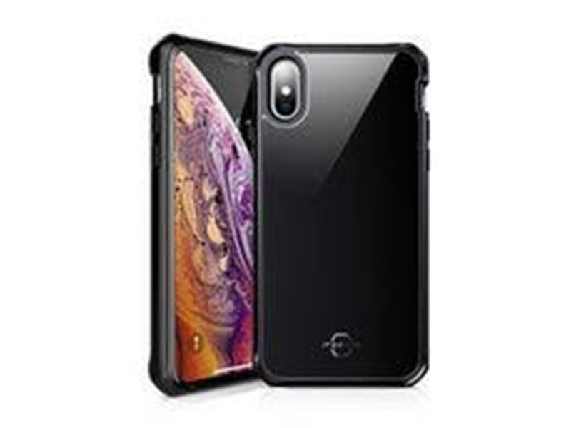 ITSKINS HYBRID GLASS cover for iPhone XS / X®. Black
