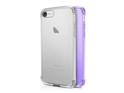 ITSKINS NANO DUO cover for iPhone 8 Plus / 7 Plus / 6s Plus / 6 Plus®. Light purple and transparent