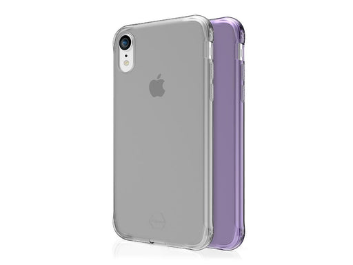 ITSKINS NANO DUO cover for iPhone XR®. Light purple and transparent