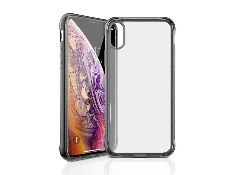ITSKINS NANO ICE cover for iPhone XS / X®. Black and transparent