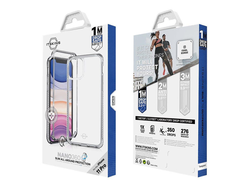 ITSKINS NANO360 cover for iPhone 11 Pro / XS / X®. Transparent