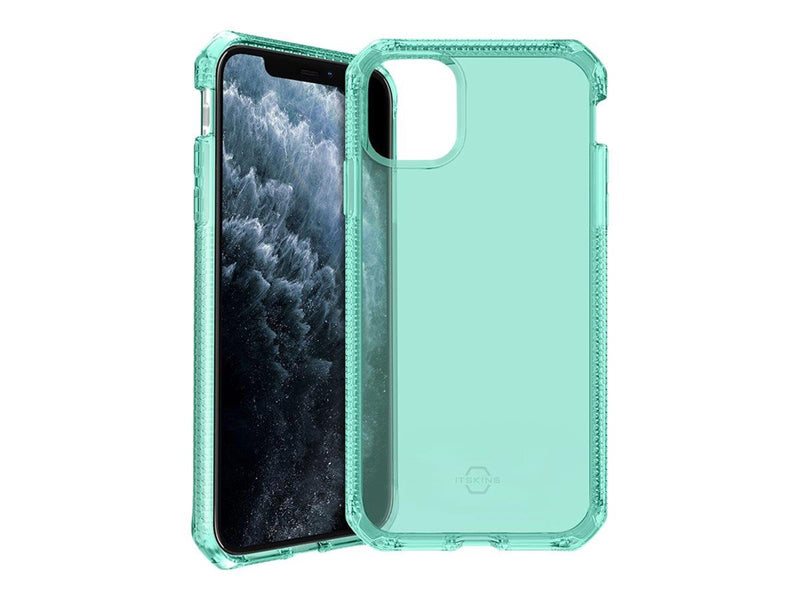 ITSKINS SPECTRUM CLEAR cover for iPhone 11 Pro / XS / X®. Tiffany green