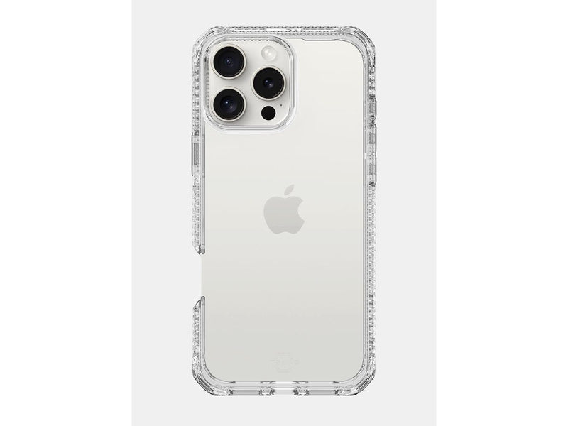 ITSKINS SPECTRUM CLEAR cover for iPhone 16 Pro®. Transparent