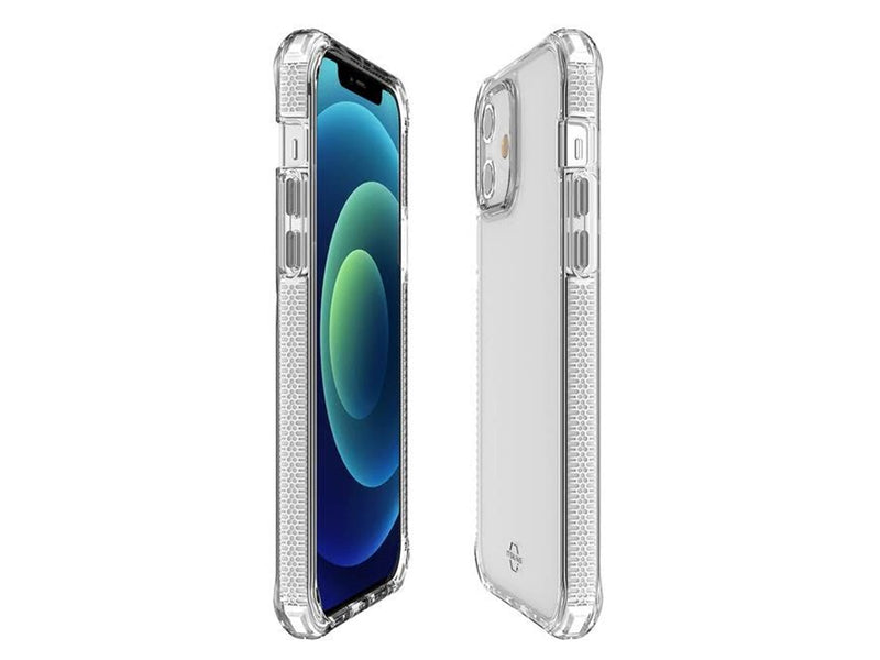ITSKINS SUPREME CLEAR cover for iPhone 12 mini®. White and transparent