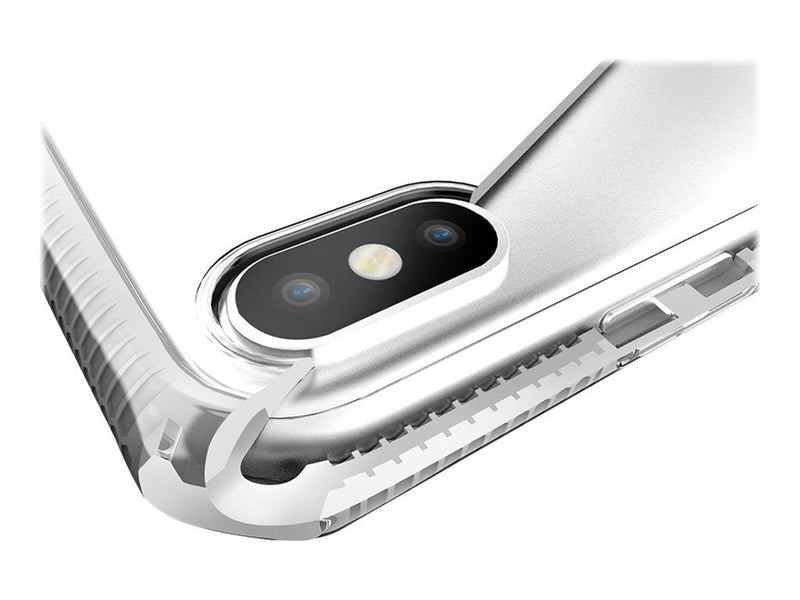ITSKINS SUPREME CLEAR cover for iPhone XS / X®. White and transparent