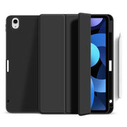 eSTUFF MIAMI Pencil Case für das iPad Air 11' (2024 & 2025) - Black PU leather/Clear