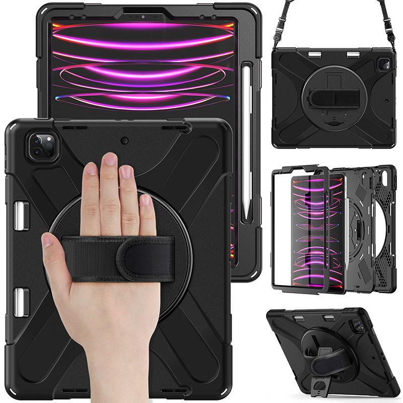 eSTUFF CHICAGO Full Body Defender Case für das iPad Pro 13' (2024) - Black