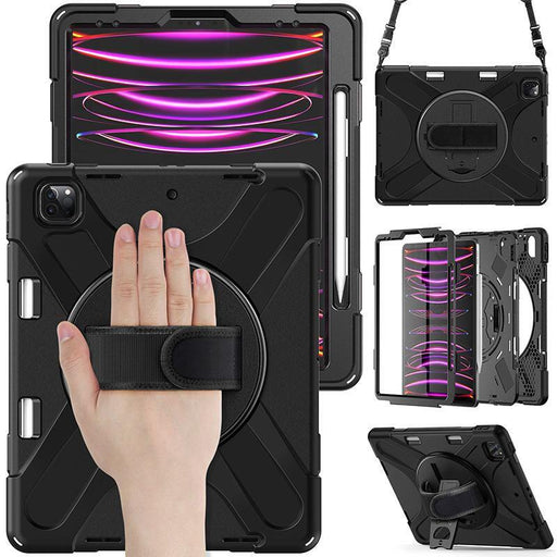 eSTUFF CHICAGO Full Body Defender Case für das iPad Pro 13' (2024) - Black