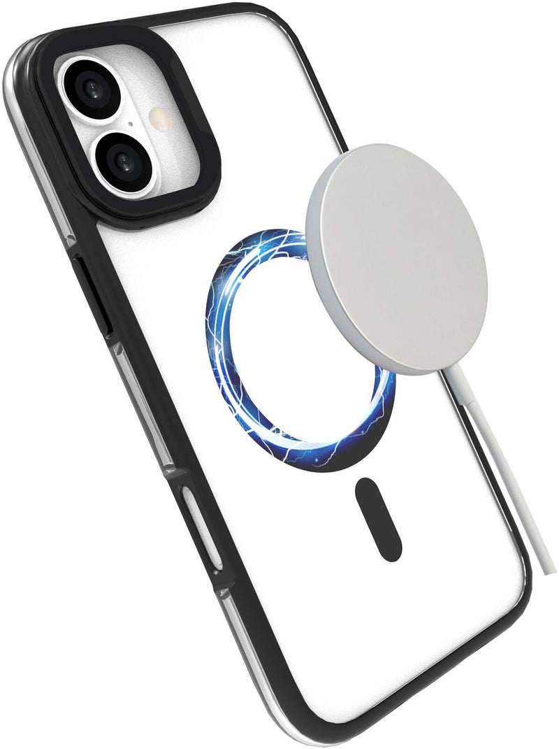 eSTUFF iPhone 16 Plus INFINITE HELSINKI Magnetic Stand Cover - Black