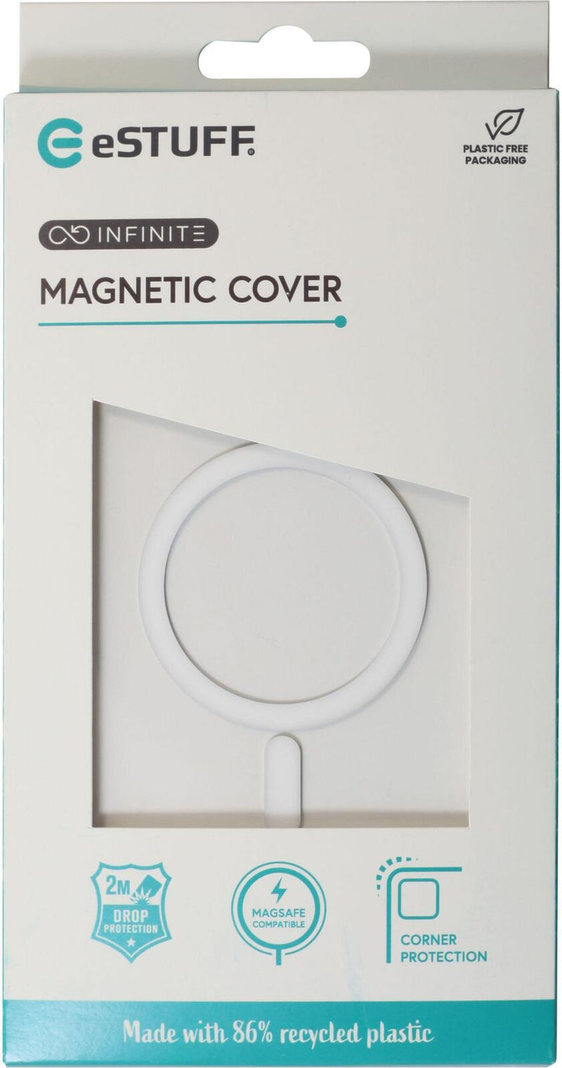 eSTUFF iPhone 16 Pro INFINITE OSLO Magnetic Hybrid Cover - Transparent