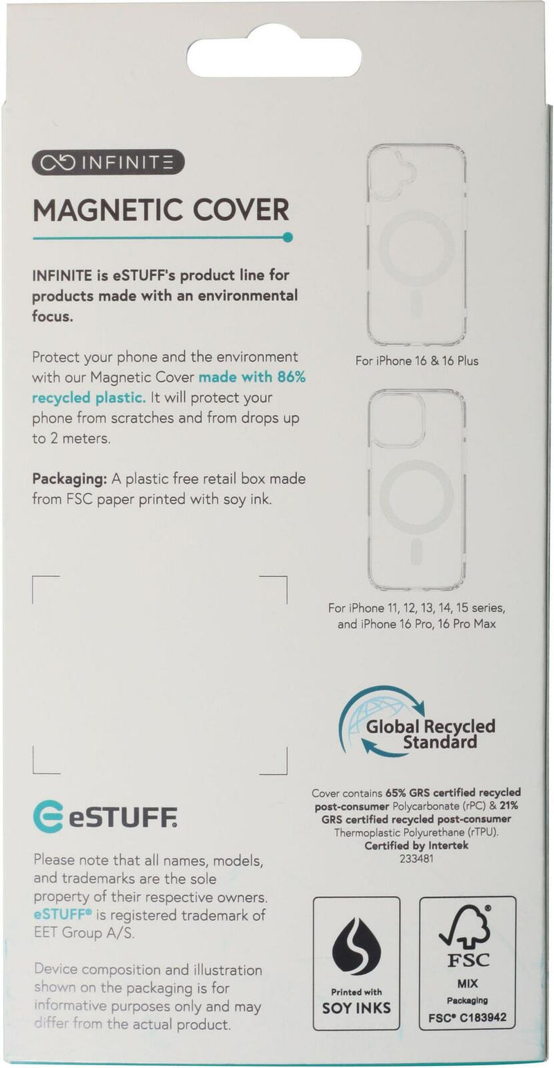 eSTUFF iPhone 16 INFINITE OSLO Magnetic Hybrid Cover