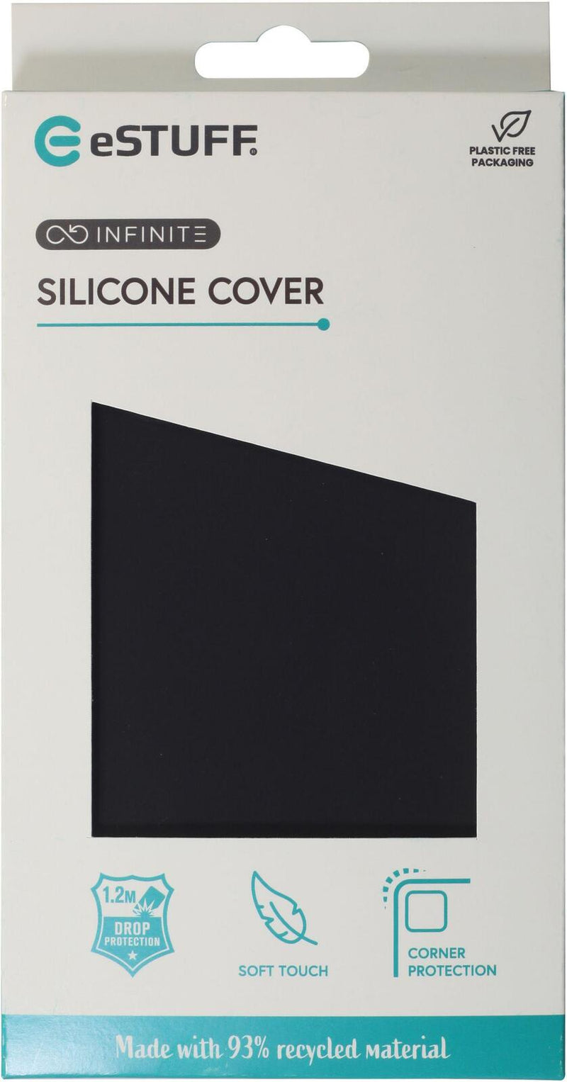 eSTUFF iPhone 16 Pro Max INFINITE RIGA Silicone Cover - Black