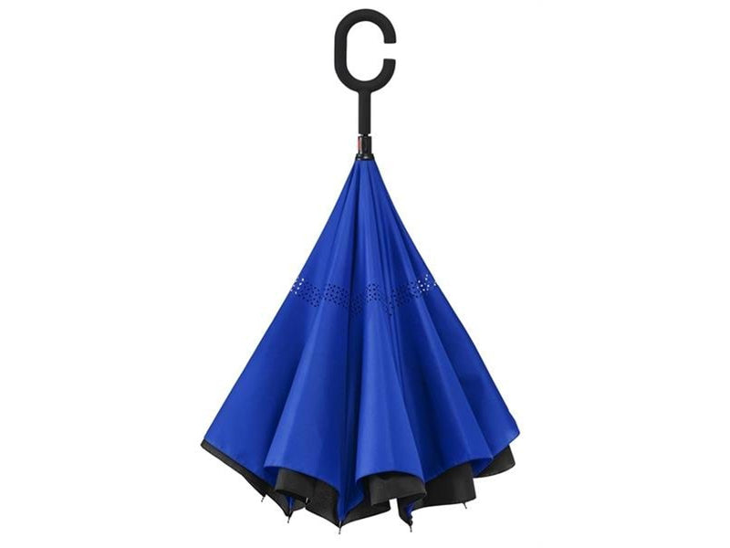 Impliva Inside Out Umbrella - Blue