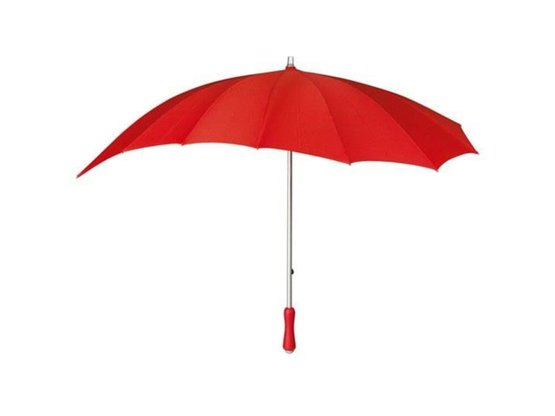 Impliva umbrella heart-shaped 110 cm polyester red